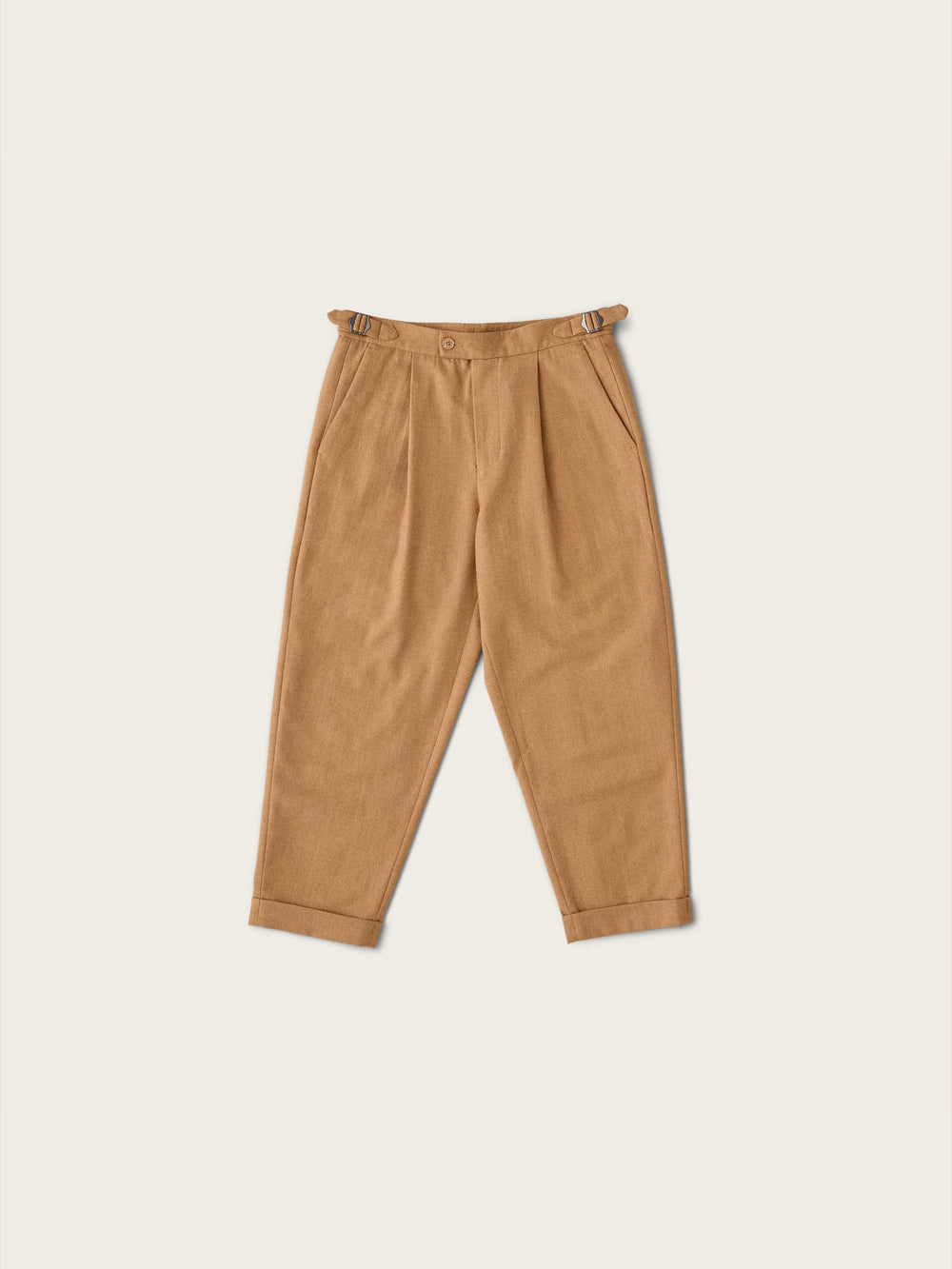 Cropped Pleated Trouser