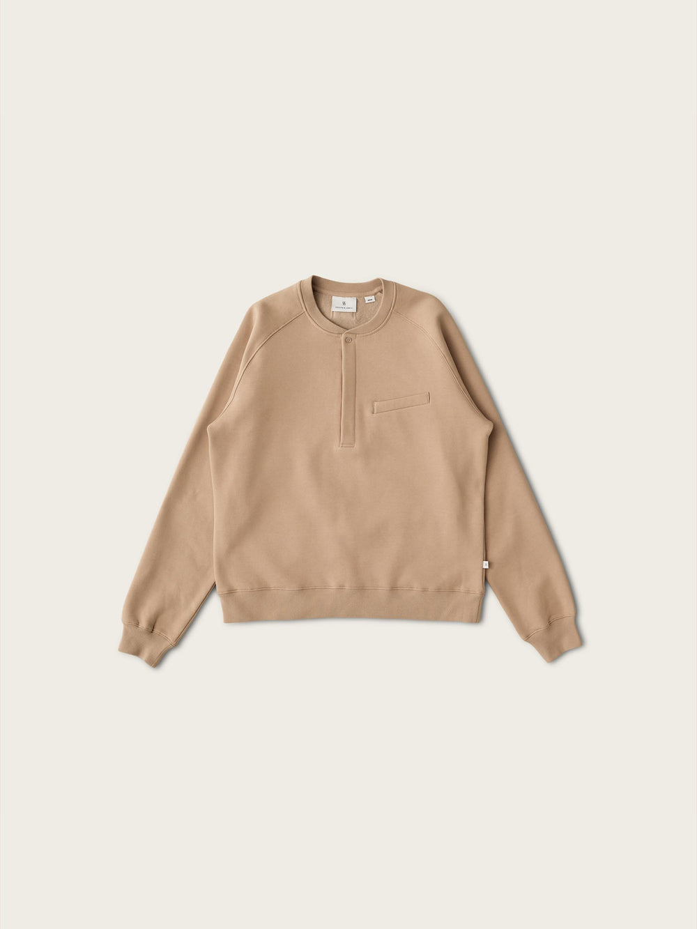 Henley Sweatshirt with Pocket