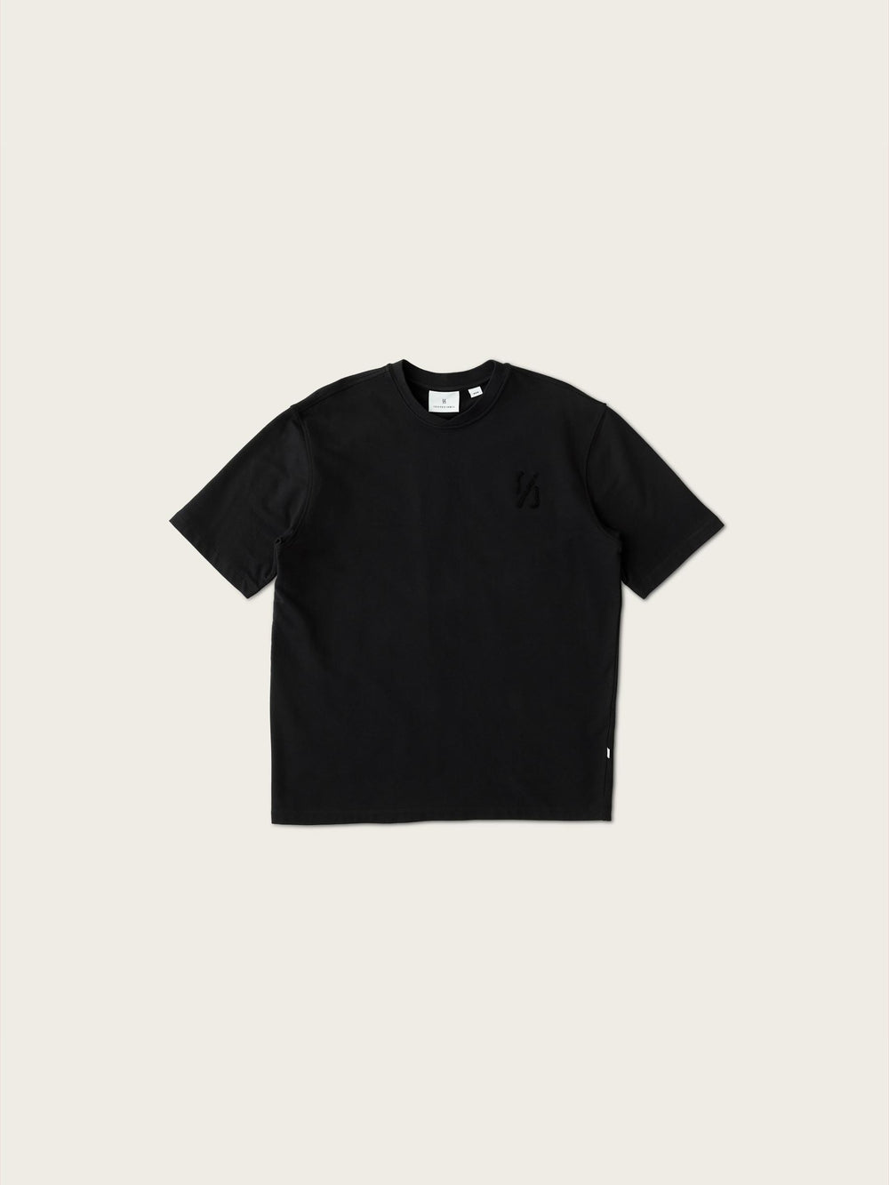 T-shirt with Back Yoke - Black