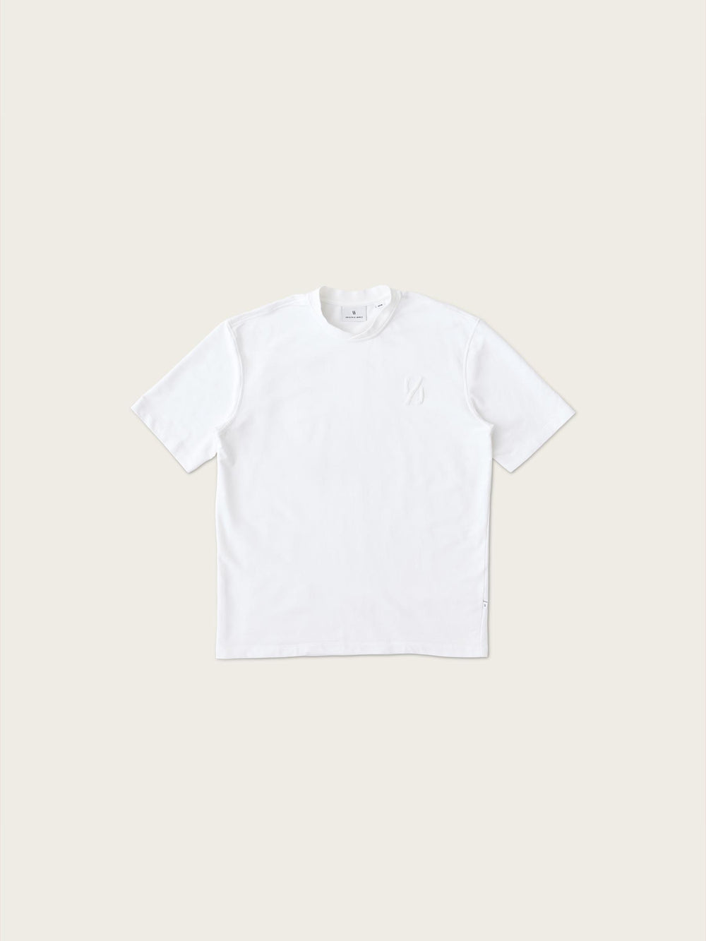 T-shirt with Back Yoke - White