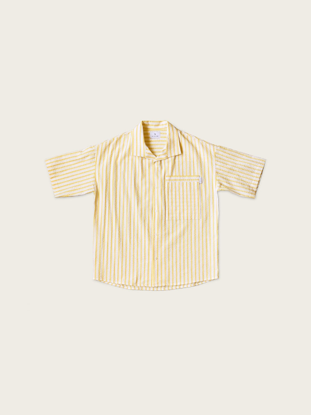 Striped Seersucker Shirt - Sunshine Resort stripe