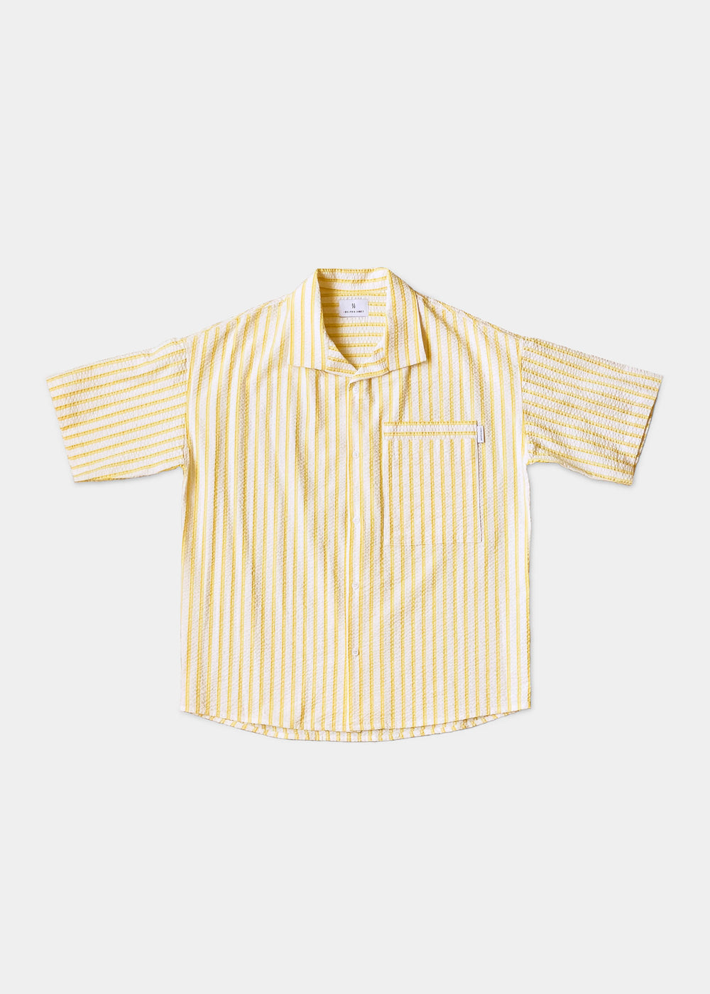 Striped Seersucker Shirt - Sunshine Resort stripe