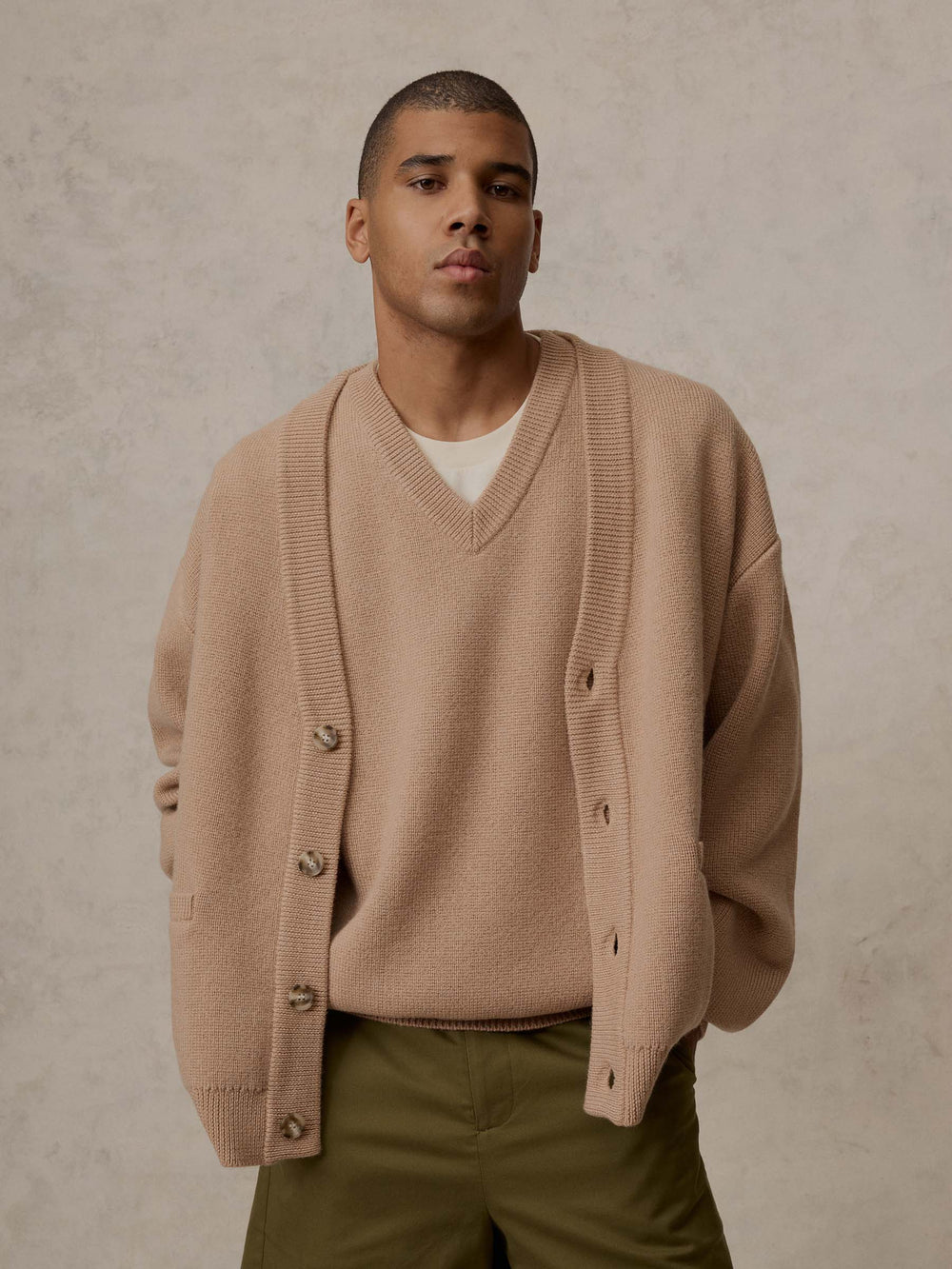 2-Pocket Merino Cardigan - Camel – JOSEPH & JAMES
