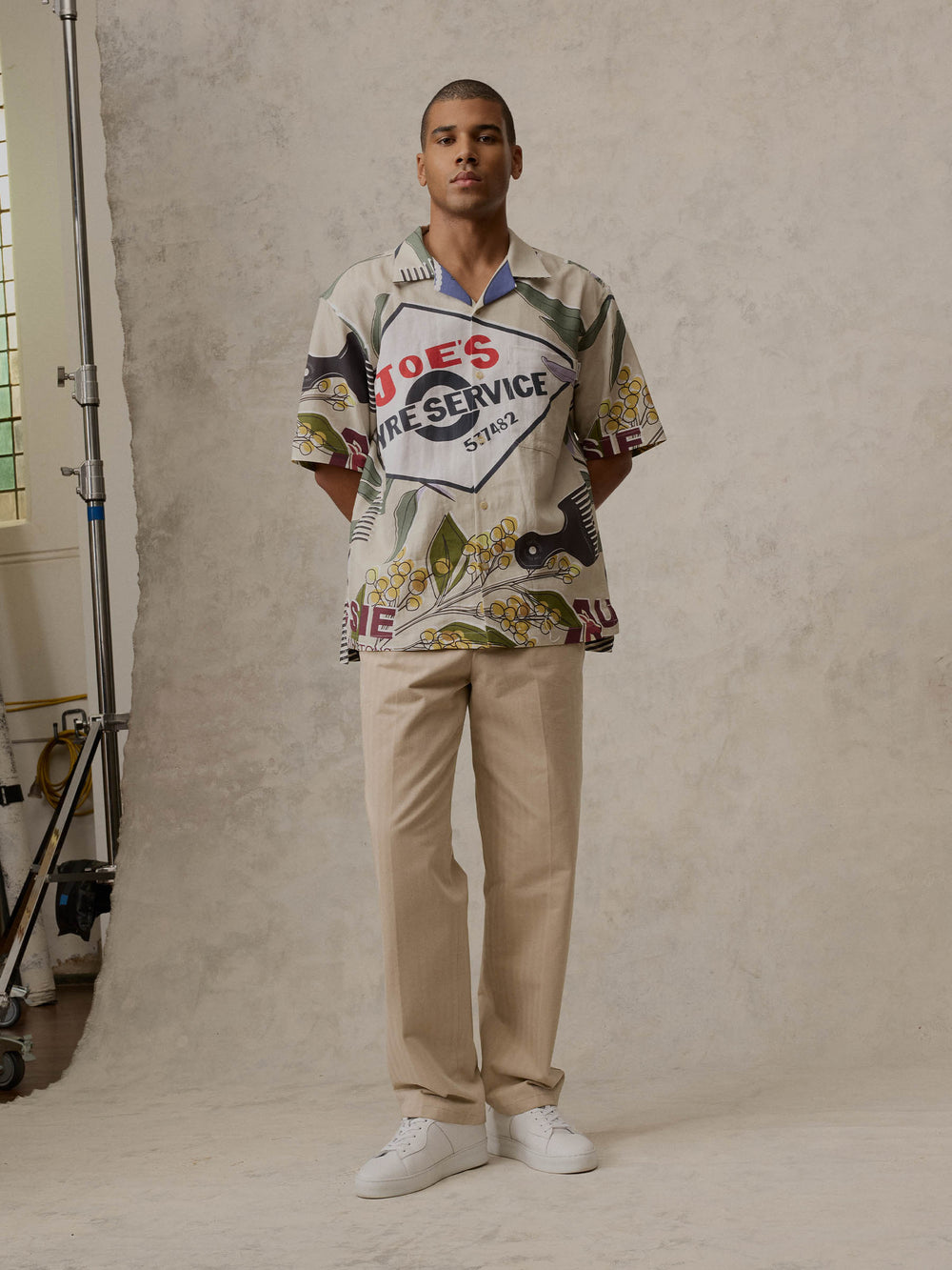 Straight Leg Trouser - Sand