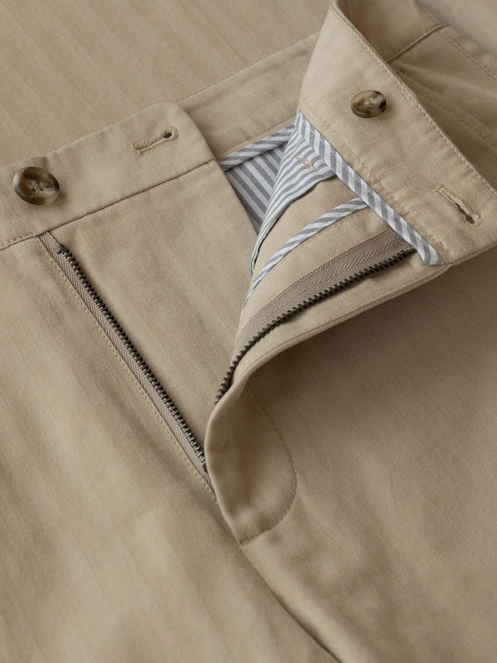 Straight Leg Trouser - Sand