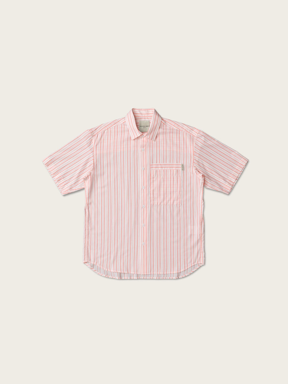 Layered Pocket Shirt - Red Poppy Stripe