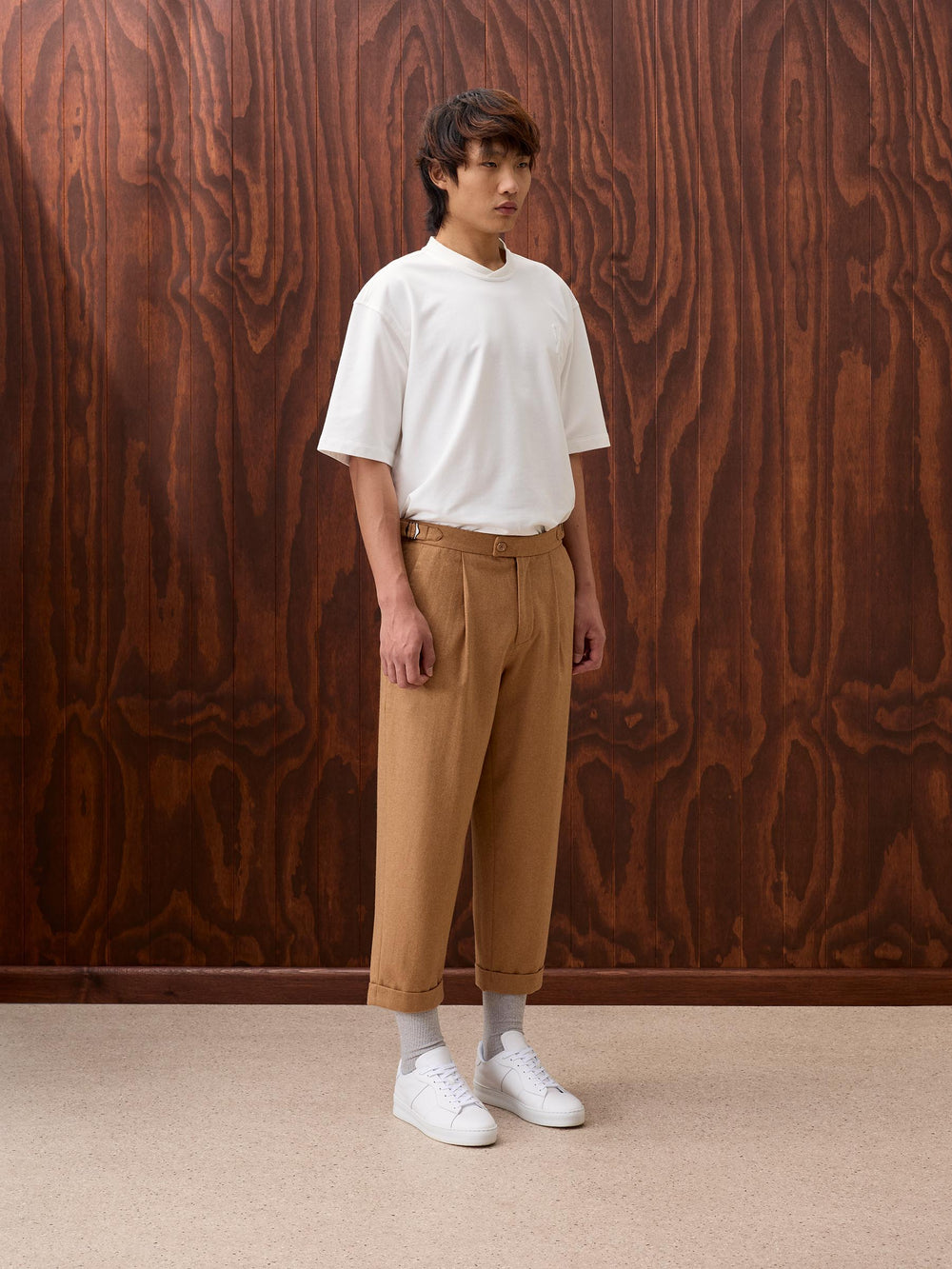 Cropped Pleated Trouser – JOSEPH & JAMES
